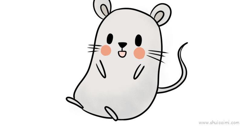 老鼠儿童画怎么画 老鼠简笔画图片