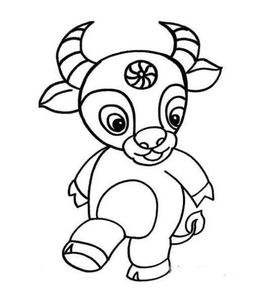 简笔画牛 简笔画牛的画法