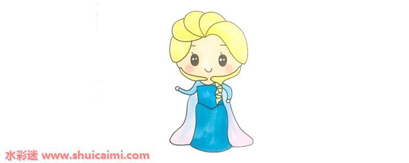 爱莎怎么画 爱莎简笔画简单又漂亮