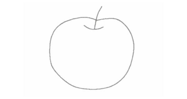 苹果简笔画图片 苹果简笔画图片大全大图