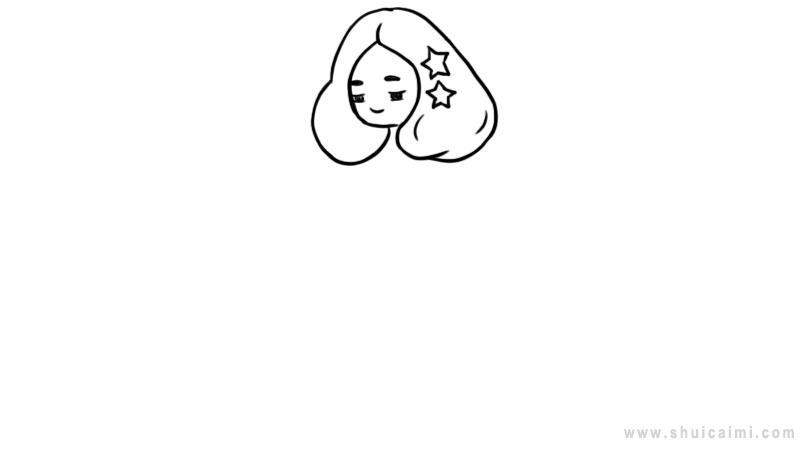 美人鱼简笔画怎么画 美人鱼简笔画画法