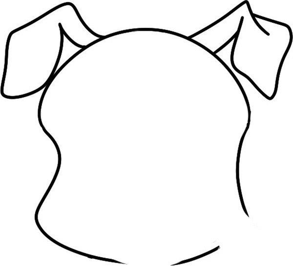 气愤的小猪的简笔画怎么画 气愤的小猪简笔画简单又好看