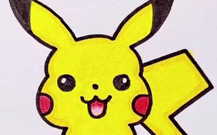 皮卡丘简笔画 皮卡丘简笔画简单又可爱