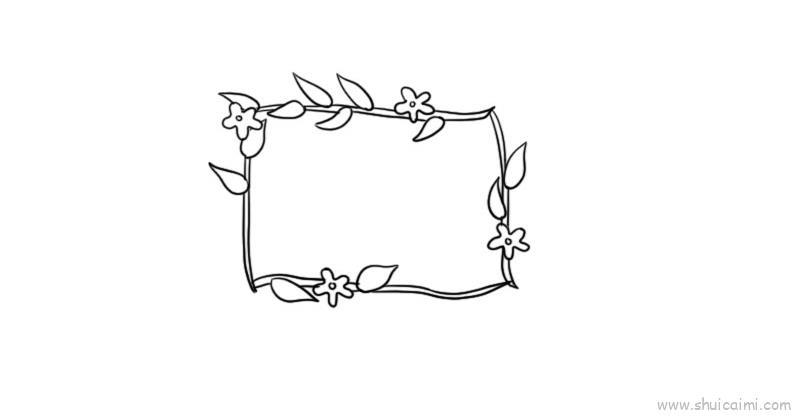 花边一点儿童画怎么画 花边一点简笔画步骤