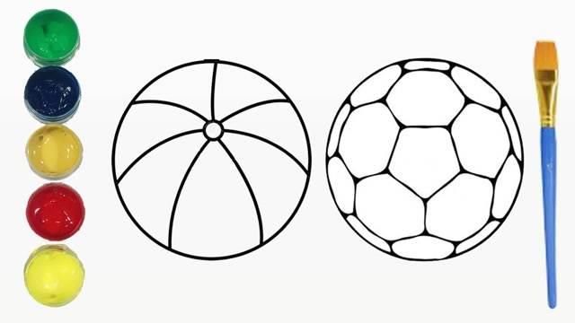 世界杯足球教程简笔画 世界杯足球简笔画