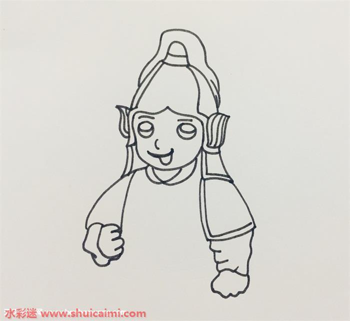 古代将军怎么画 古代将军简笔画简单好看彩色