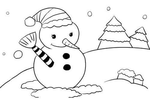 冬天的简笔画图片大全 冬天的简笔画图片大全集