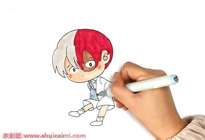 轰焦冻怎么画 轰焦冻简笔画步骤图