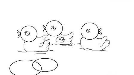小公鸡和小鸭子简笔画 小公鸡和小鸭子简笔画板书设计