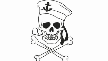 海盗简笔画图片大全 海盗简笔画图片大全大图