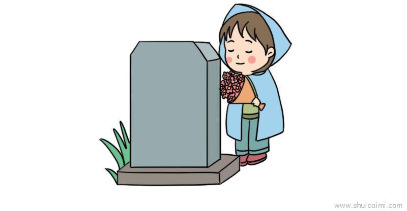 清明节儿童画怎么画 清明节简笔画简单