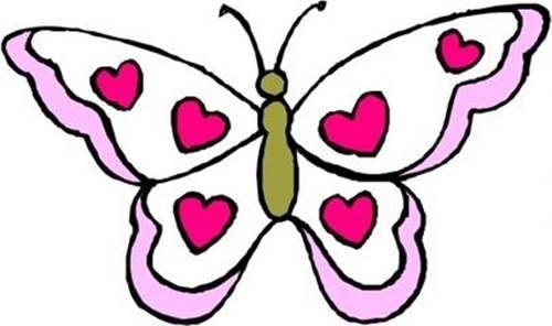 蝴蝶简笔画 蝴蝶简笔画彩色