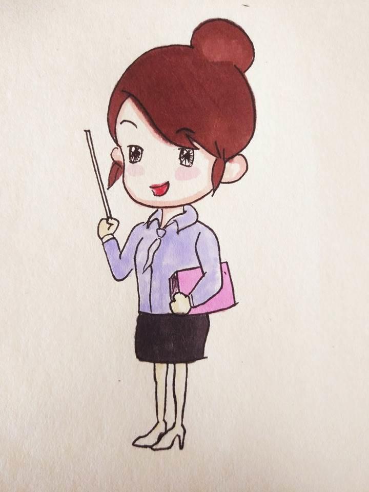老师的简笔画图片大全 老师简笔画大全