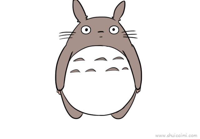 龙猫儿童画怎么画 龙猫简笔画简单又好看