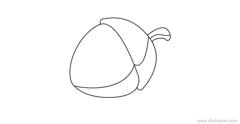 榛子儿童画怎么画 榛子简笔画简单