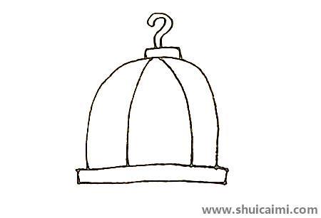鸟笼儿童简笔画