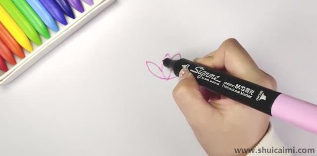 荷花儿童简笔画怎么画 荷花儿童画图片