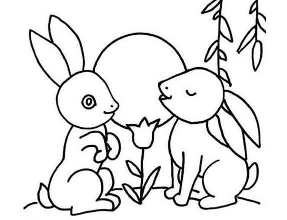 兔子的简笔画图片大全 兔子的简笔画图片大全大图