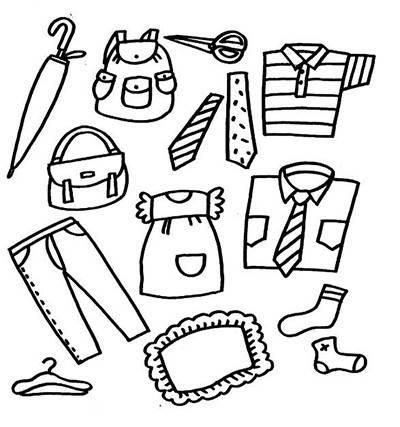 生活用品简笔画 生活用品简笔画图片大全