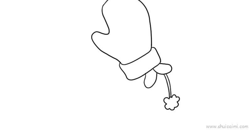 手套儿童画怎么画 手套简笔画画法