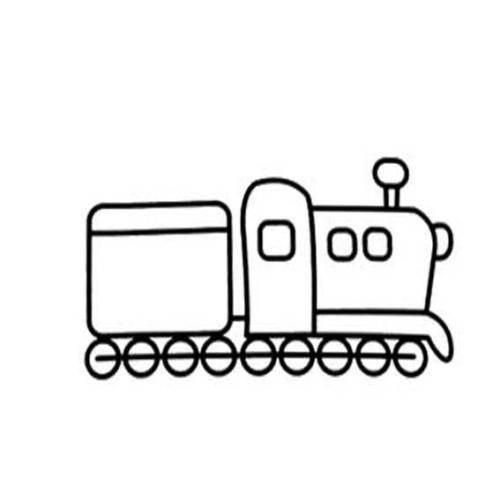 火车简笔画 火车简笔画图片大全大图