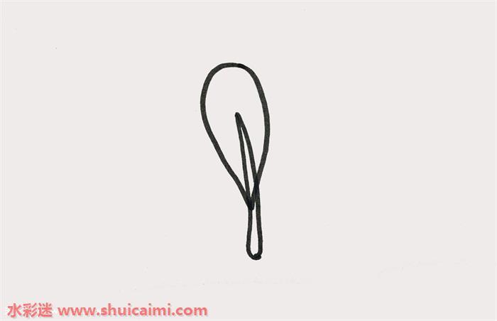 羽毛怎么画 羽毛简笔画图片带颜色