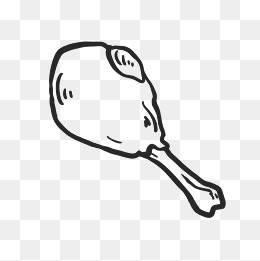 鸡翅简笔画 鸡翅简笔画图片大全彩色