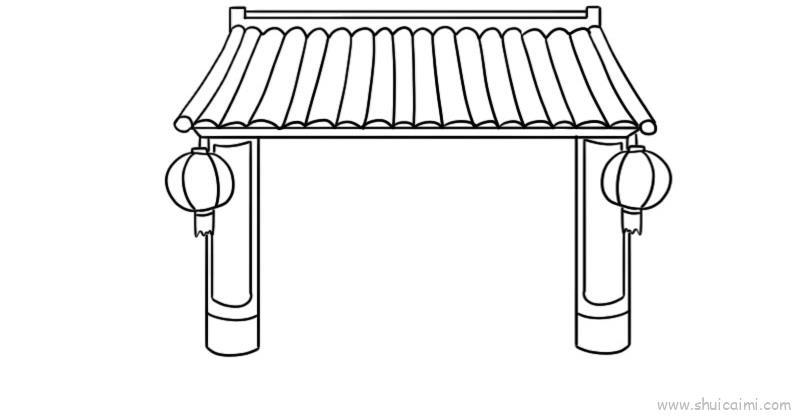 新年房子儿童画怎么画 新年房子简笔画画法