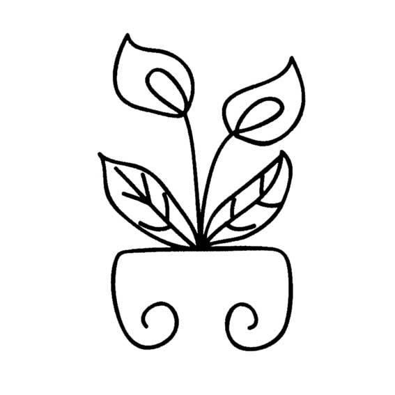 花卉简笔画图片大全 花卉简笔画图片大全大图彩色