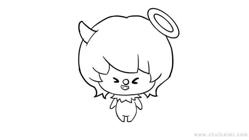 十二星座q版萌图双子座简笔画怎么画 十二星座q版萌图双子座简笔画简单又好看