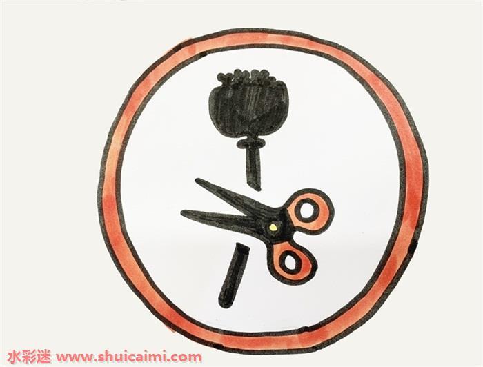 有关禁毒怎么画 禁毒简笔画漂亮卡通