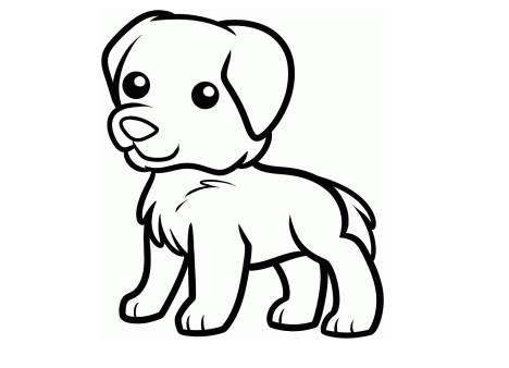 狗简笔画 狗简笔画简单