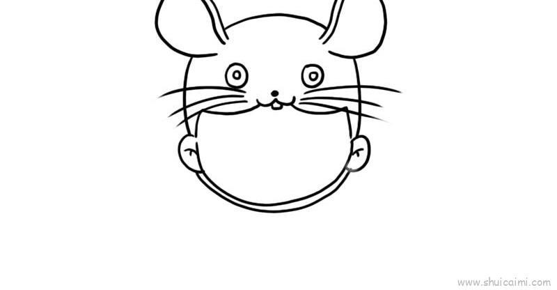 鼠头帽子头像儿童画怎么画 鼠头帽子头像简笔画简单又好看