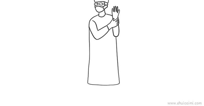 医生教程儿童画怎么画 医生教程简笔画简单又好看