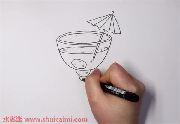 果汁怎么画 果汁简笔画简单彩色