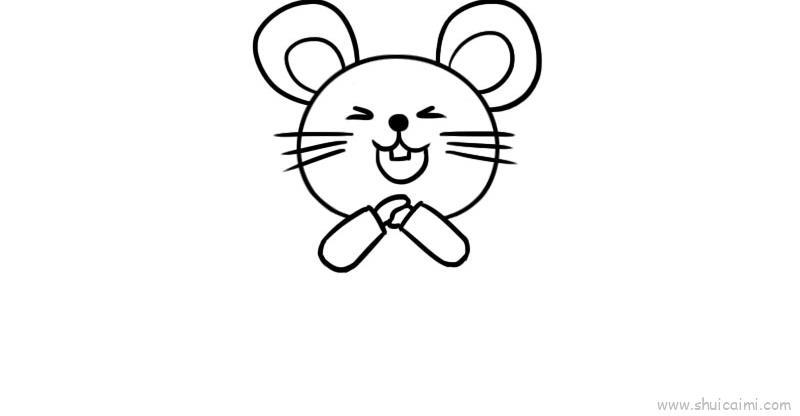 鼠年儿童画怎么画 鼠年简笔画好看