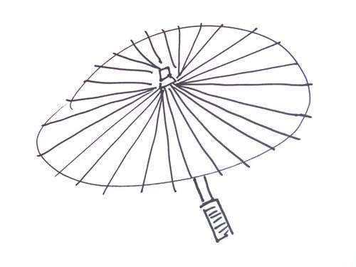 伞简笔画 伞简笔画彩色