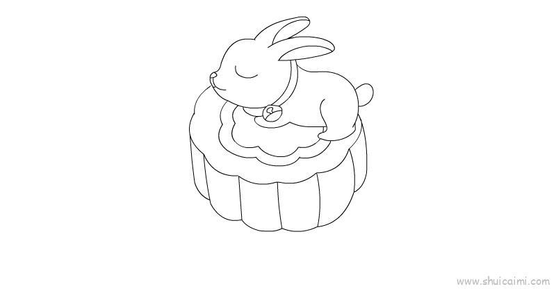 月饼儿童画怎么画 月饼简笔画简单