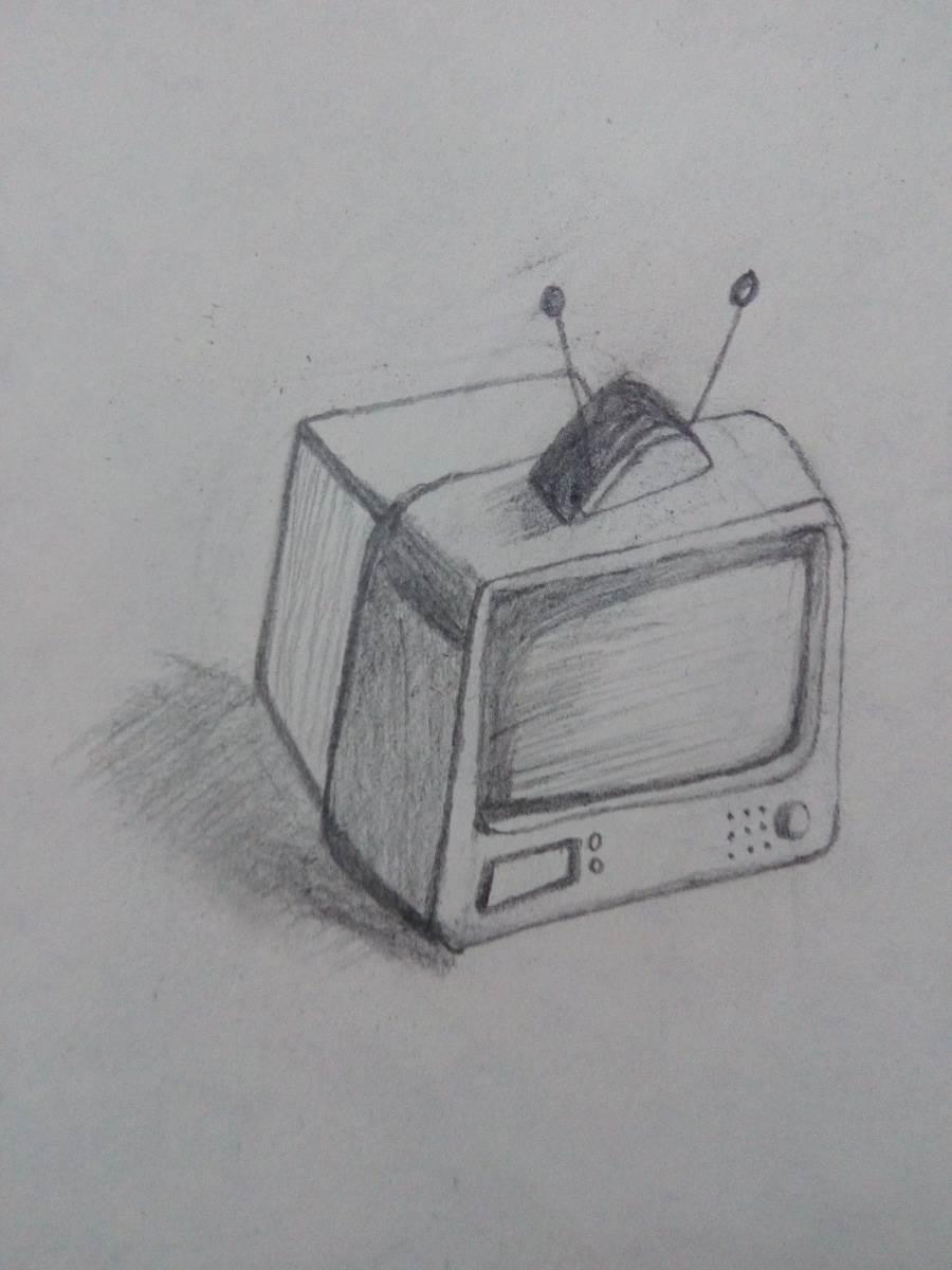 电视机简笔画 电视机简笔画彩色