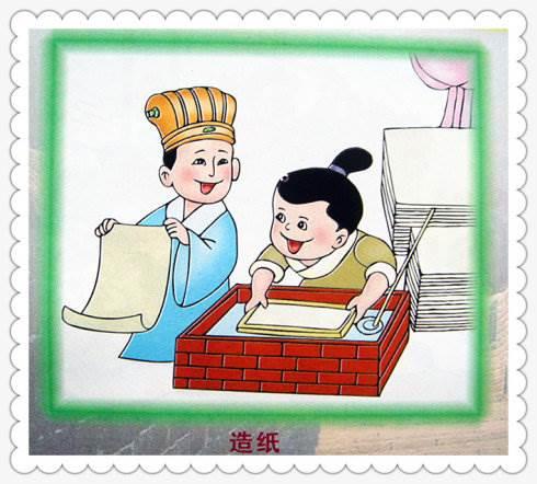 四大发明简笔画 四大发明简笔画图片大全