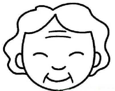 奶奶的简笔画 奶奶的简笔画简单又漂亮