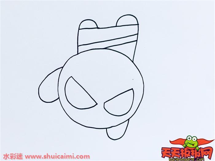 复联4蜘蛛侠怎么画 复联4蜘蛛侠简笔画简单易画彩色
