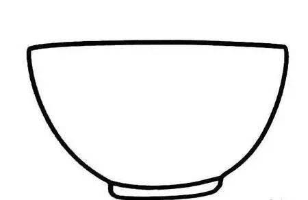 饭碗简笔画 饭碗简笔画图片