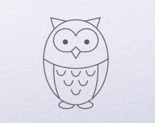 猫头鹰简笔画图片大全大图 猫头鹰简笔画图片大全大图