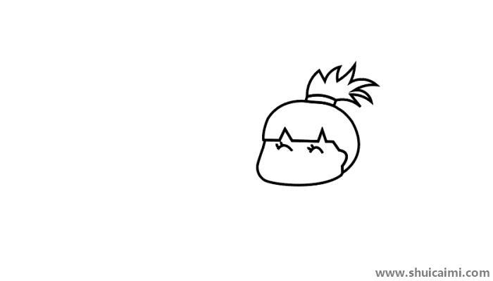 可爱小孩戴口罩简笔画怎么画 可爱小孩戴口罩简笔画步骤