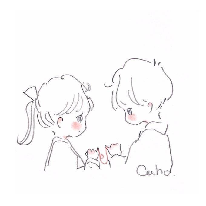 小人简笔画一男一女 小人简笔画一男一女可爱