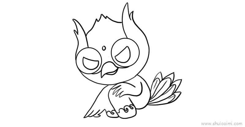 二青会吉祥物儿童画怎么画 二青会吉祥物简笔画顺序