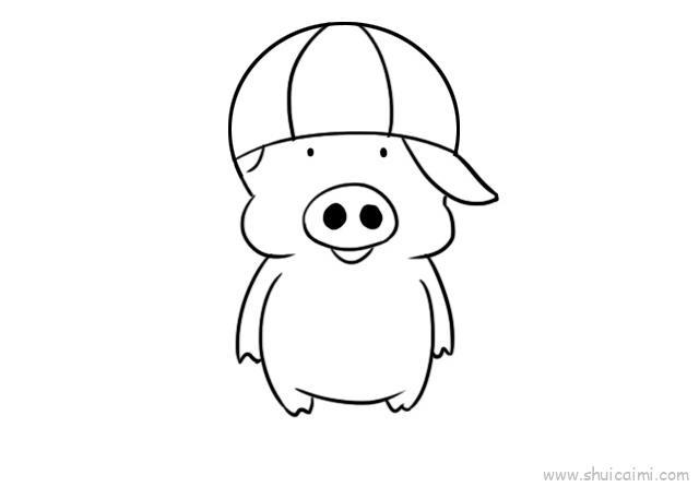 麦兜儿童画怎么画 麦兜简笔画简单