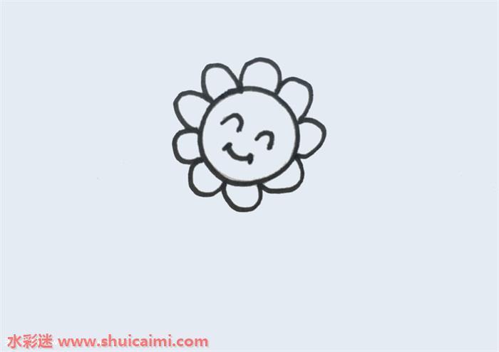 小花好看怎么画 小花简笔画步骤