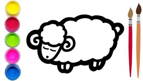 绵羊的简笔画图片大全 绵羊的简笔画图片大全大图可爱